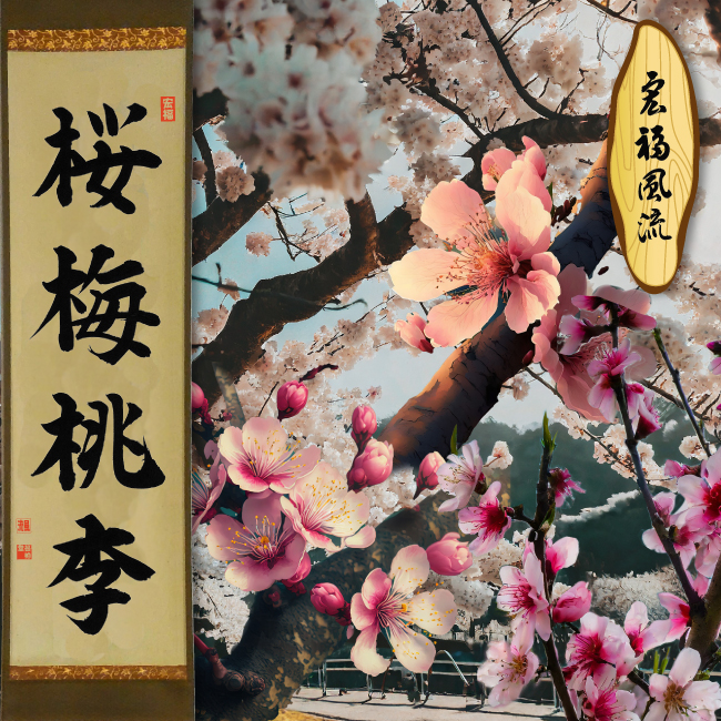色と香り溢れる日本の四季折々「桜梅桃李」の花木アイテム